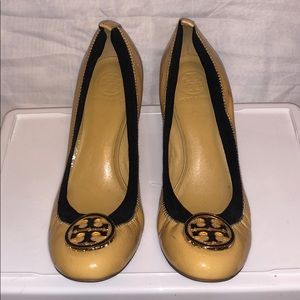 Tory Burch leather wedges